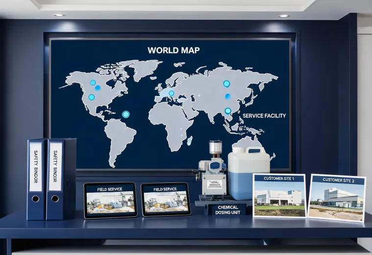 Ecolab global facilities map